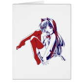 American Manga Neko Catgirl Kawaii Anime (Front)