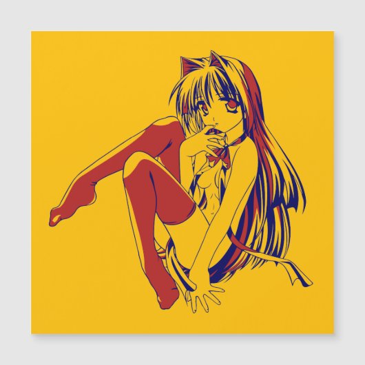 American Manga Neko Catgirl Kawaii Anime (Front)