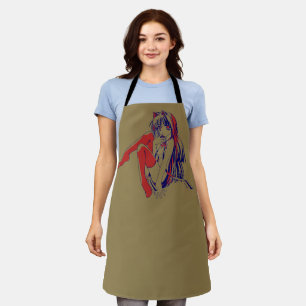 American Manga Neko Catgirl Kawaii Anime Apron