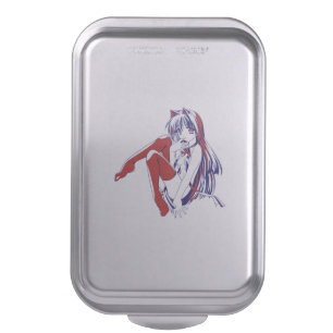 American Manga Neko Catgirl Kawaii Anime Cake Pan