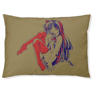 American Manga Neko Catgirl Kawaii Anime Pet Bed