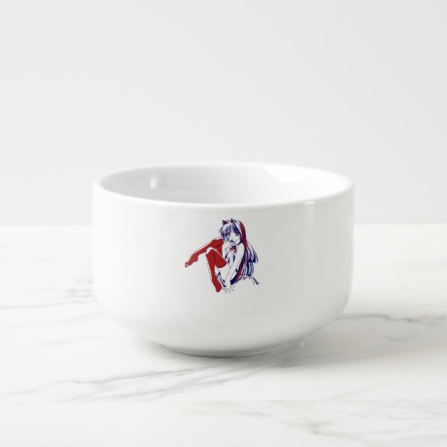 American Manga Neko Catgirl Kawaii Anime Soup Mug