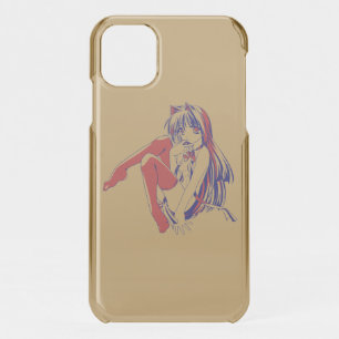 American Manga Neko Catgirl Kawaii Anime iPhone 11 Case