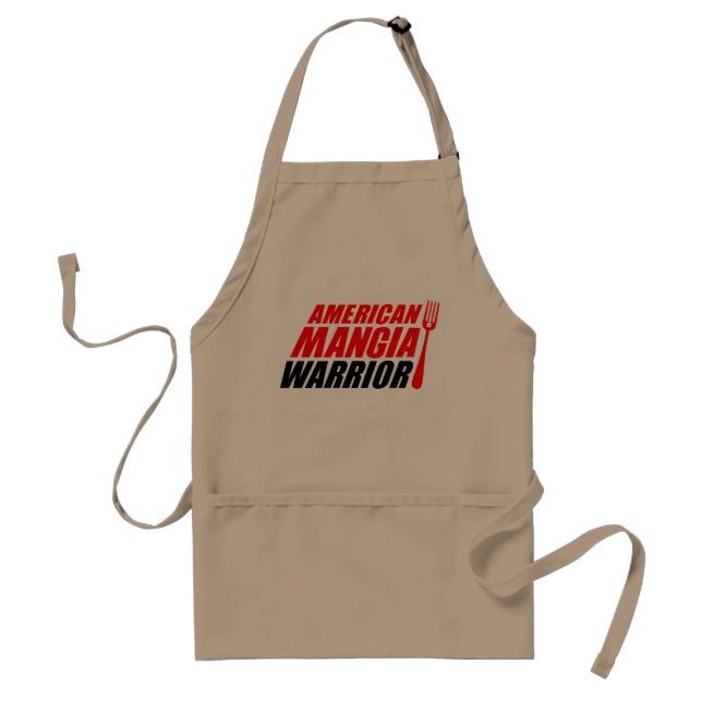 American Mangia Warrior Apron (Front)