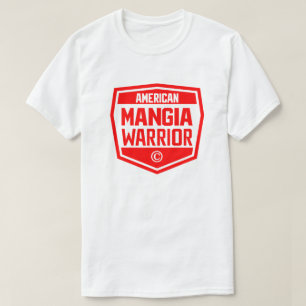 American Mangia Warrior - w/ Black Shield Logo T-Shirt