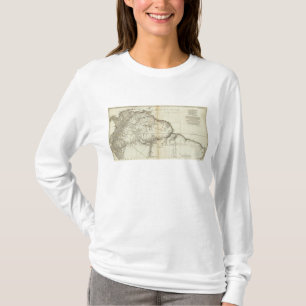 American Map Engraved Northern Section T-Shirt