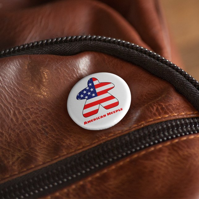 American Meeple Button (Creator Uploaded)