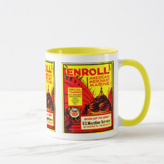 American Merchant Marine - Enroll Today ! Mug
