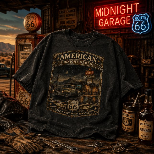 American Midnight Garage Route 66 Tee (Creator Uploaded)