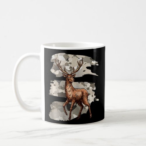 American Military Camouflage Deer Hunter  Camo Hun Coffee Mug