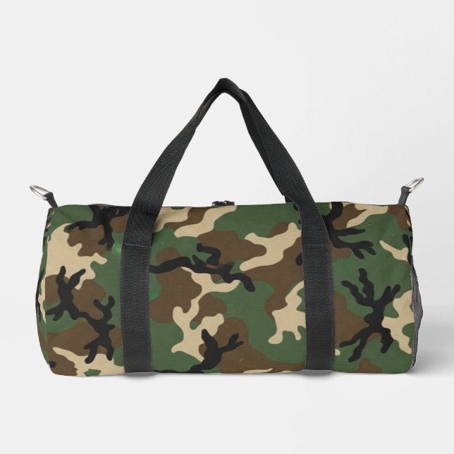 American Military Camouflage Pattern Duffle Bag (Front)