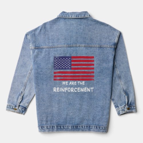 American Military Reinforcement  Denim Jacket