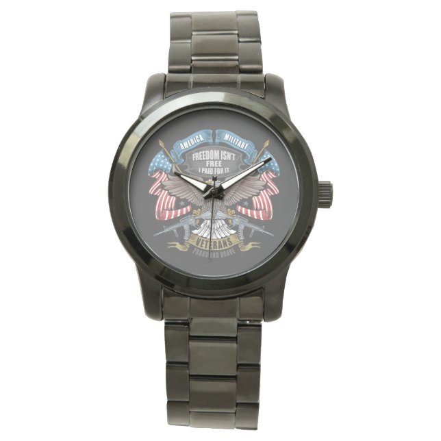 American Military Veteran  Watch (Front)