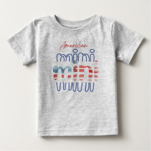 American Mini 4th of July Patriotic Baby T-Shirt
