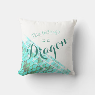 American MoJo Dragon Pillow Personalized
