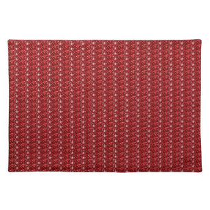 American Mojo Placemat Dark Red Glitter