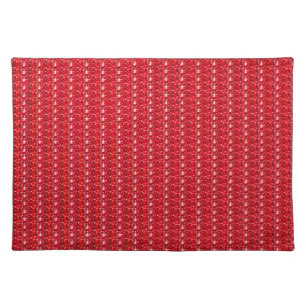 American Mojo Placemat Red Glitter