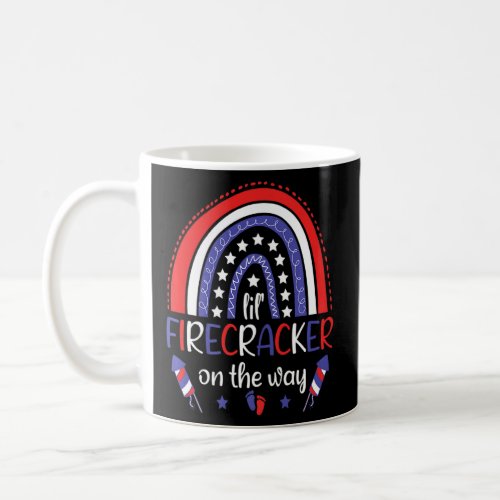 American Mommy July 4th Mommy Lil Firecracker On T Coffee Mug