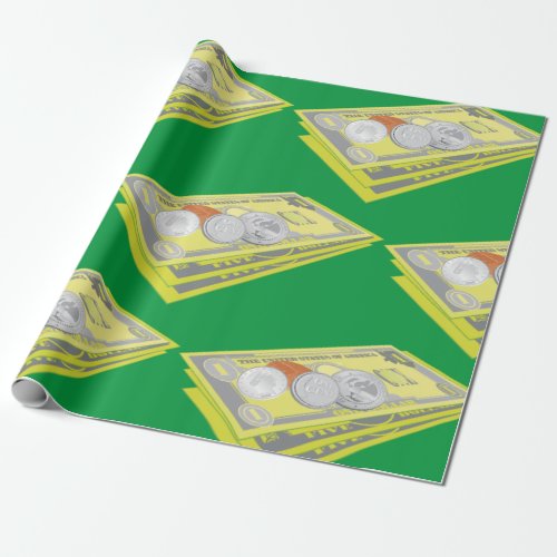 American Money Wrapping Paper
