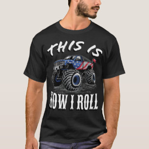 American Monster Truck this is how I farm animal g T-Shirt