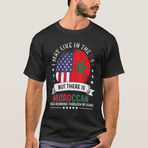 American Moroccan Home in US Patriot American Moro T_Shirt