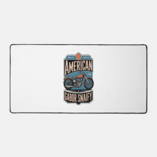 American Motorcycle Vintage Desk Mat