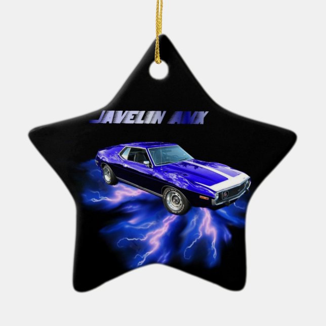 American Motors: Javelin AMX Ceramic Ornament (Front)
