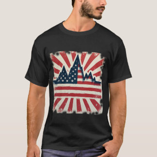 American Mountains and Sunburst T-Shirt