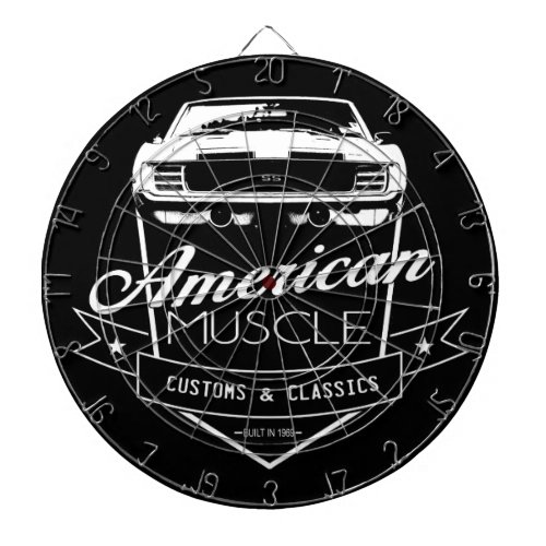 American Muscle Camaro Dart Board