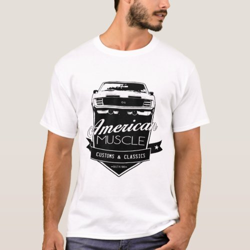 American Muscle Camaro T_Shirt