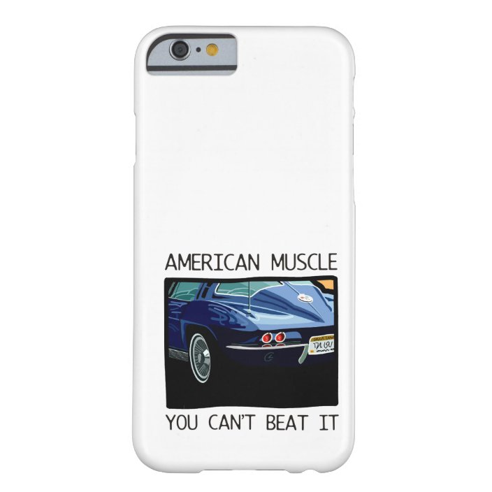 American Muscle Car Classic And Vintage Blue V8 Case Mate