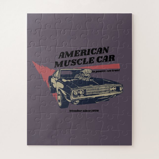 American Muscle Car Jigsaw Puzzle (Vertical)
