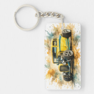 American Muscle Car Keychain