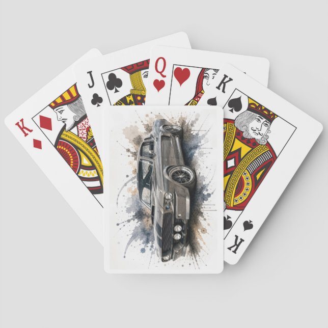 American Muscle Car Playing Cards (Back)