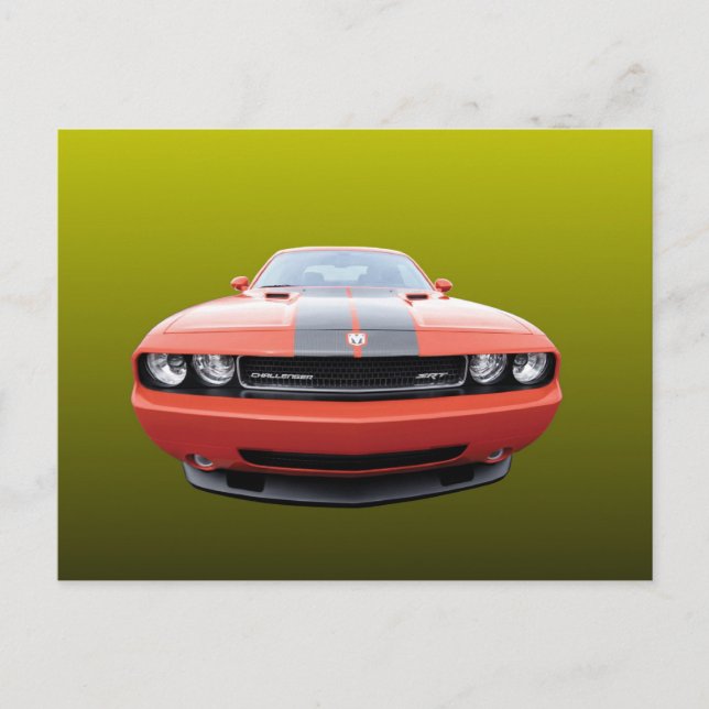 AMERICAN MUSCLE CAR. POSTCARD (Front)