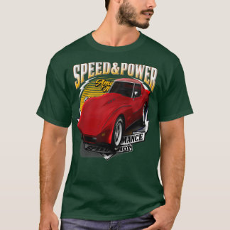 American Muscle Car Speed And Power 8 T-Shirt