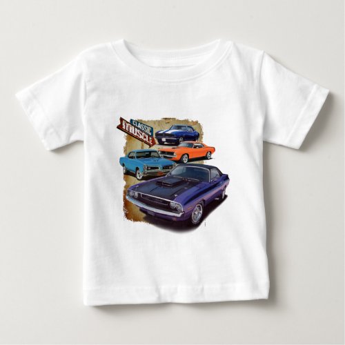 American Muscle Cars Baby T_Shirt