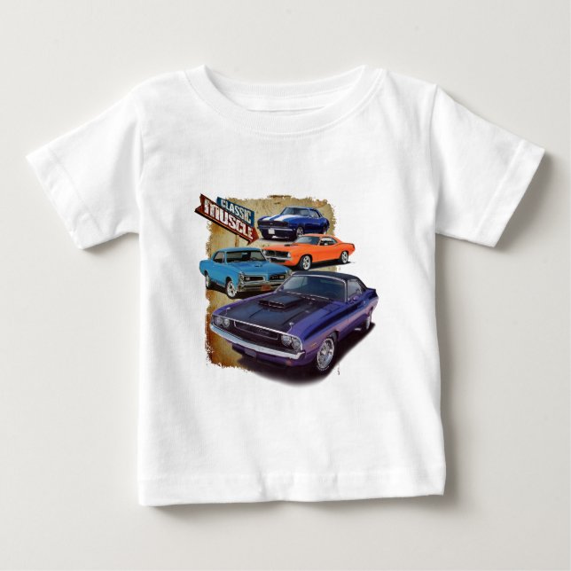 American Muscle Cars Baby T-Shirt (Front)