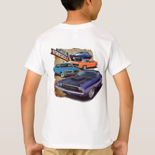American Muscle Cars Back Side T-Shirt