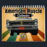American Muscle Cars Calendar<br><div class="desc">American Muscle Cars Calendar is 12 months of classic and modern muscle cars. You can feel the horsepower on from each month. Professional photography makes this a must have car calendar.</div>