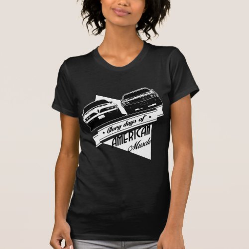 American Muscle Challenger and Trans Am T_Shirt