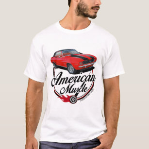 American Muscle Red Camaro T-Shirt