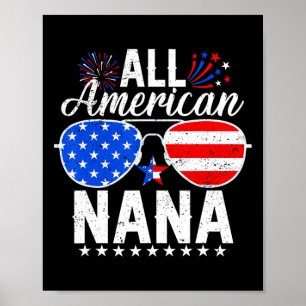American Nana Funny 4th Of July Family Matching 1 Poster