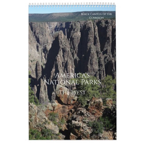 American National Parks The West Calendar