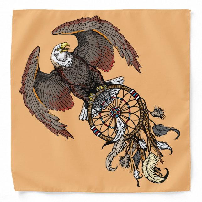 American native indians dreamcatcher bandana (Front)