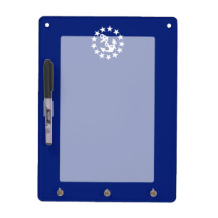 American Nautical Yacht Flag Navy Blue Decor Dry-Erase Board