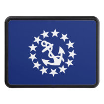 American Nautical Yacht Flag on Navy Blue Hitch Cover