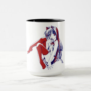 American Neko Catgirl Furry Anime Loli Slave Mug