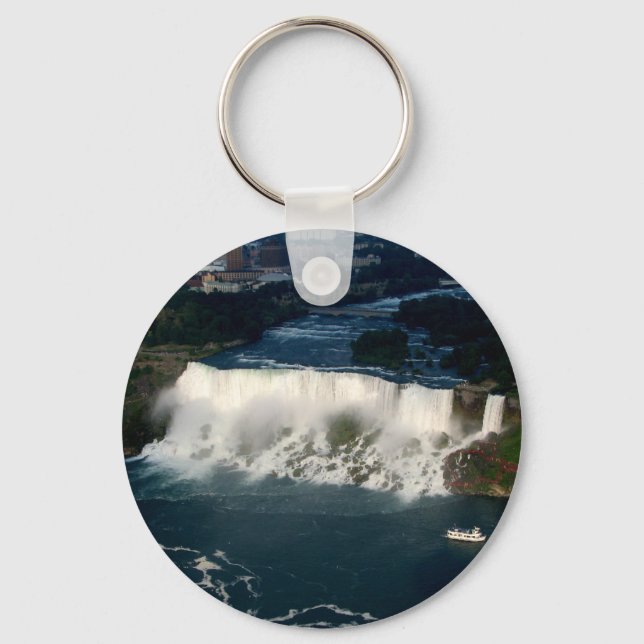 American Niagara Falls: Aerial View from Skylon Keychain (Front)