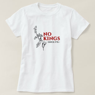 American No Kings Since 1776 Anti-Trump Protest T-Shirt